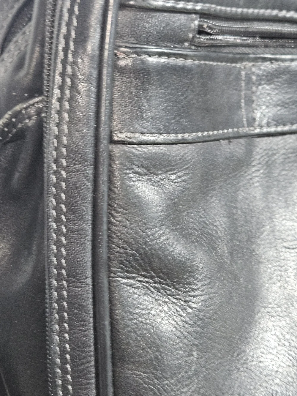 Samsonite Black Leather Men’s Messenger Briefcase Bag Laptop Travel Business